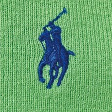 画像5: 「Polo RALPH LAUREN(ポロ ラルフローレン)」ピマコットン ポニー刺繍 クルーネック グリーン ニット (5)