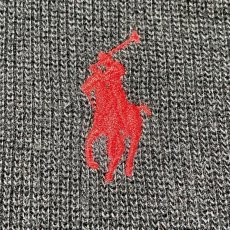 画像5: 「Polo RALPH LAUREN(ポロ ラルフローレン)」ハーフジップ ポニー刺繍 ブラック コットン ニット (5)