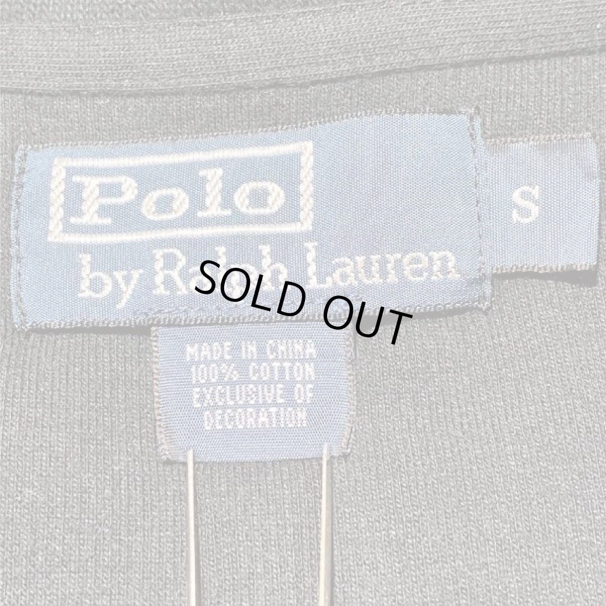 画像7: 「Polo RALPH LAUREN(ポロ ラルフローレン)」ハーフジップ ポニー刺繍 ブラック コットン ニット (7)