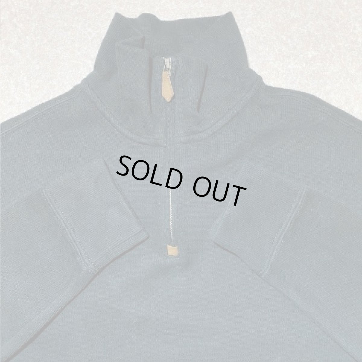 画像8: 「Polo RALPH LAUREN(ポロ ラルフローレン)」ハーフジップ ポニー刺繍 ブラック コットン ニット (8)