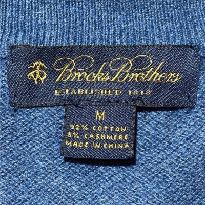 画像2: 「Brooks Brothers(ブルックスブラザーズ)」 ハーフジップ ネイビー ニット