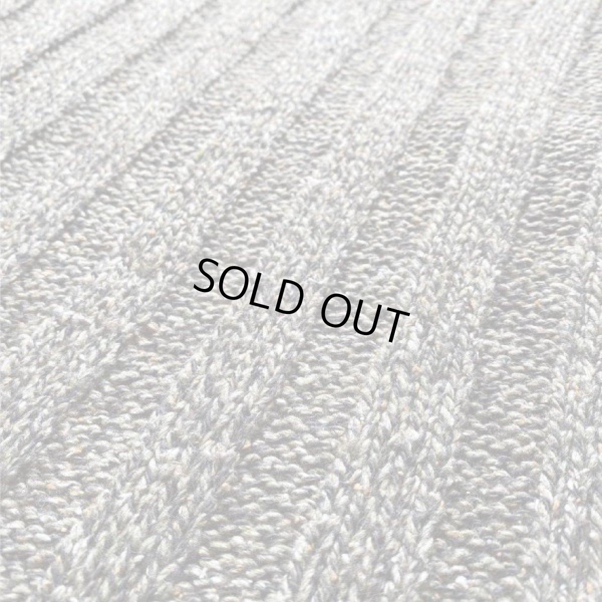 画像15: 「L.L.Bean(エルエルビーン)」USA製 メランジ 立畝 ブラウン シルク混 Vネック ニット (15)