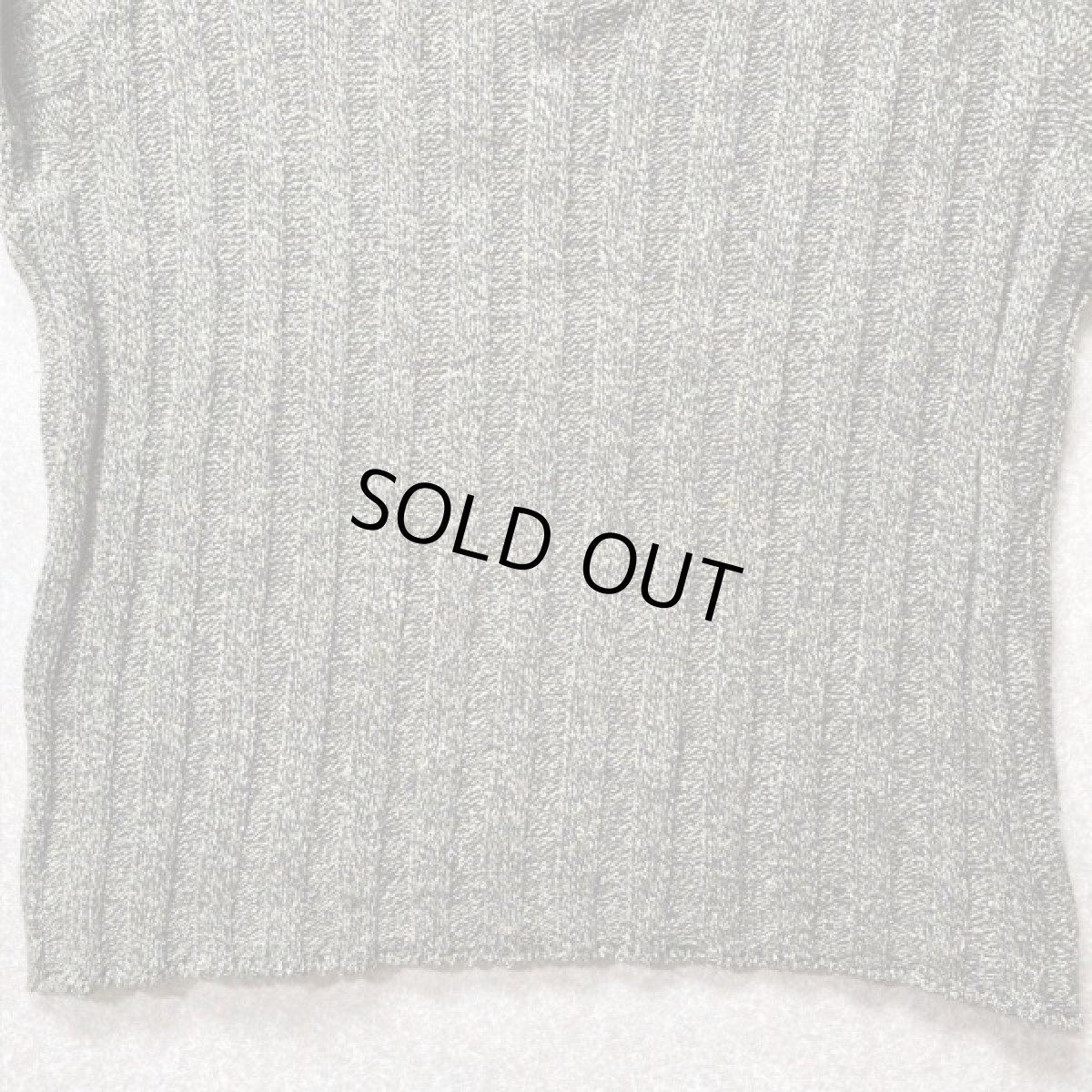 画像6: 「L.L.Bean(エルエルビーン)」USA製 メランジ 立畝 ブラウン シルク混 Vネック ニット (6)