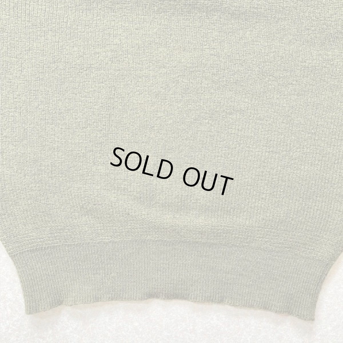 画像14: 「L.L.Bean(エルエルビーン)」 ハーフボタン オリーブ USA製 プルオーバー ニット (14)