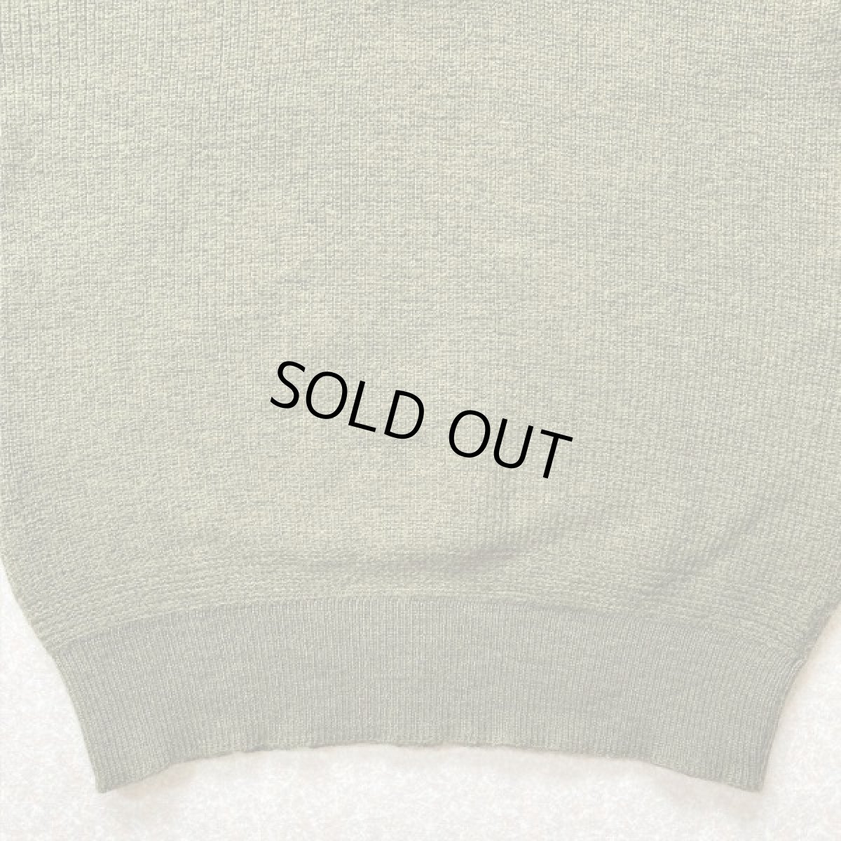 画像9: 「L.L.Bean(エルエルビーン)」 ハーフボタン オリーブ USA製 プルオーバー ニット (9)