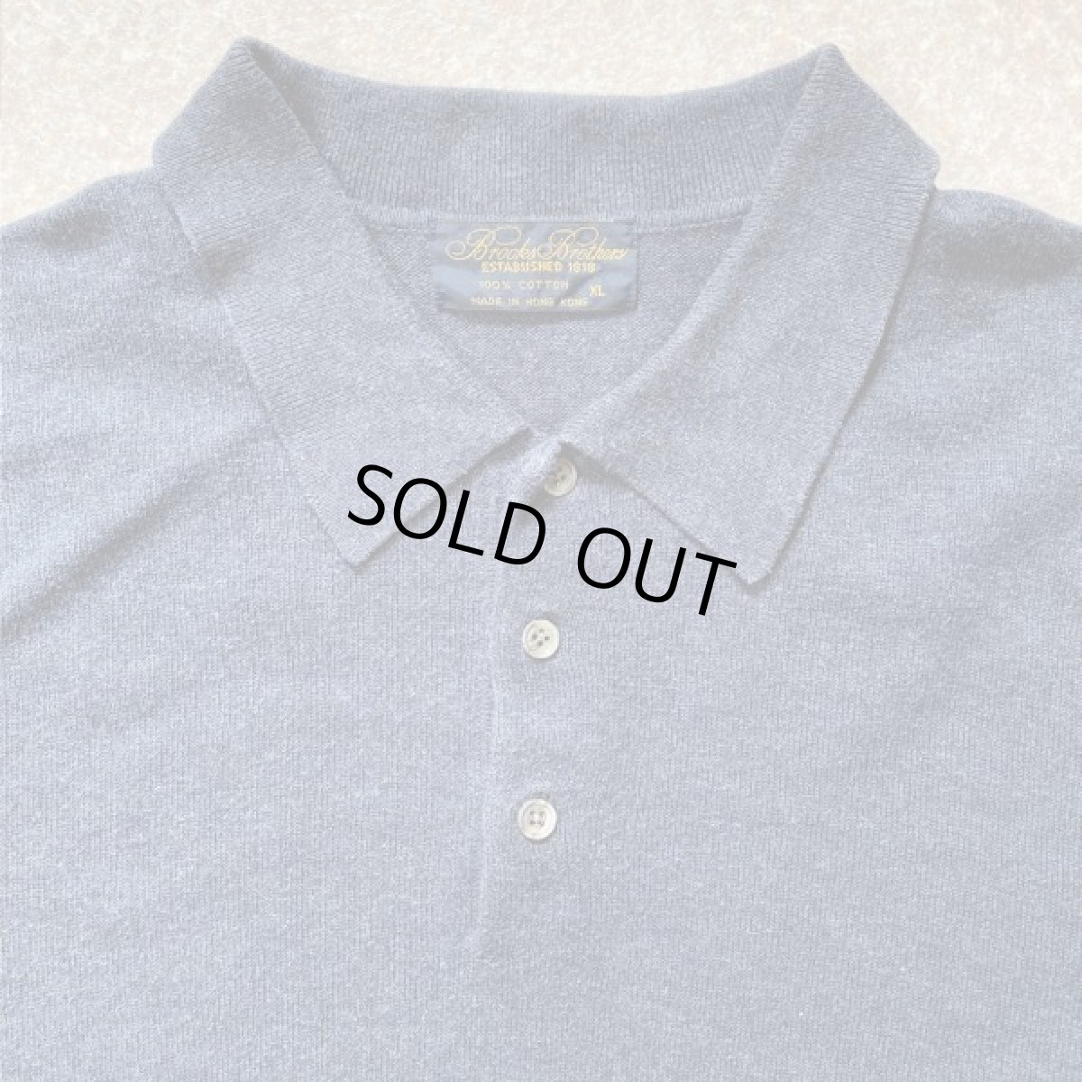 画像3: 「Brooks Brothers(ブルックスブラザーズ)」3ボタン 長袖ニットポロシャツ (3)