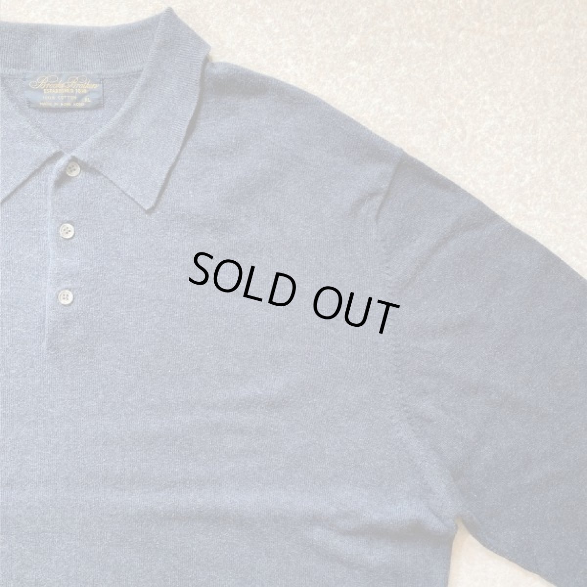 画像4: 「Brooks Brothers(ブルックスブラザーズ)」3ボタン 長袖ニットポロシャツ (4)