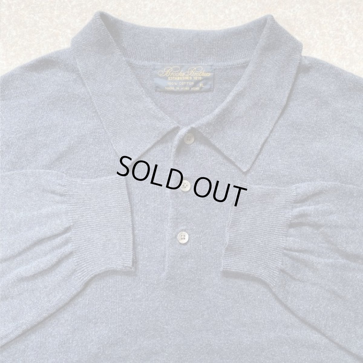 画像6: 「Brooks Brothers(ブルックスブラザーズ)」3ボタン 長袖ニットポロシャツ (6)