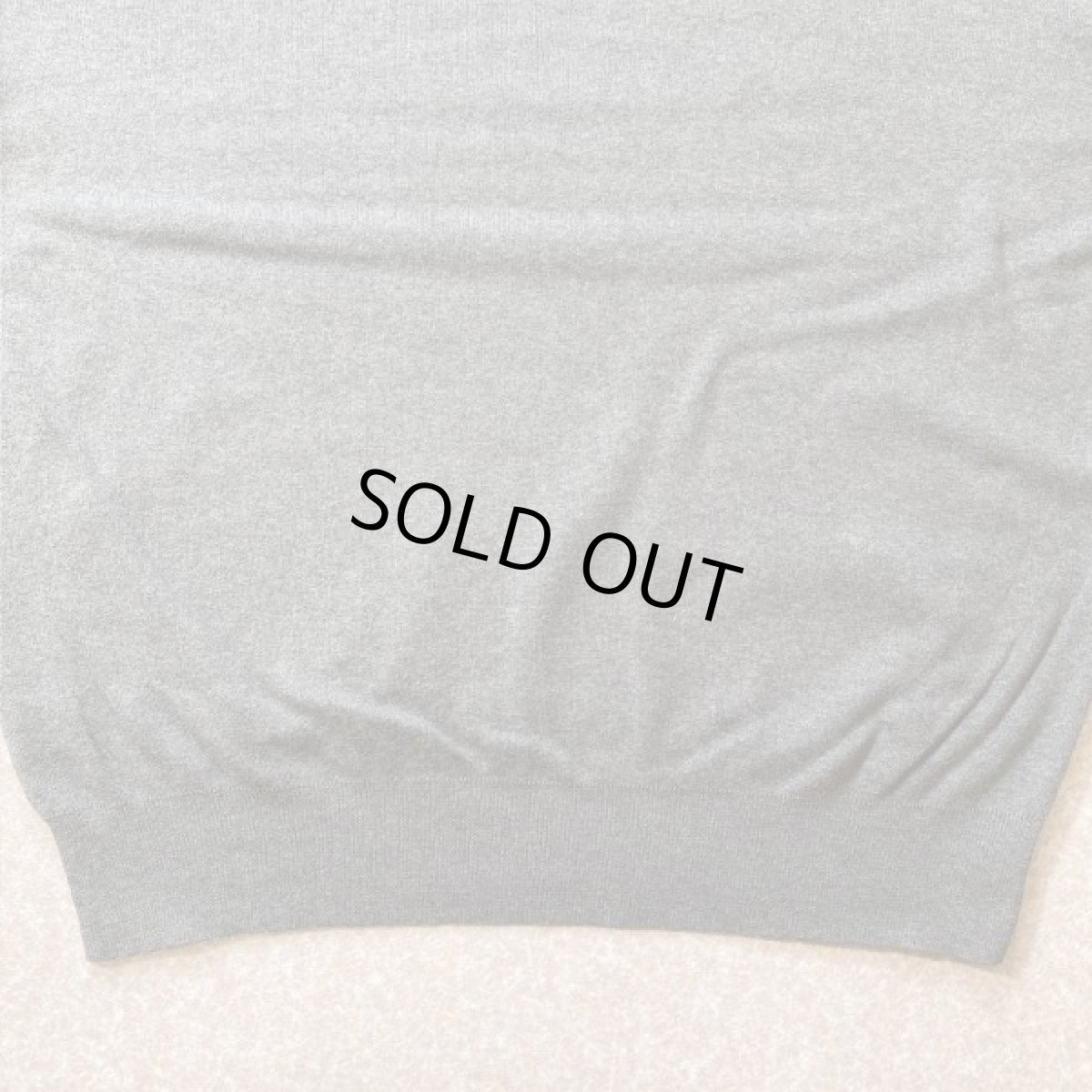 画像12: 「Polo RALPH LAUREN(ポロ ラルフローレン)」ピマコットン ポニー刺繍 Vネック ライトグレー ニット (12)