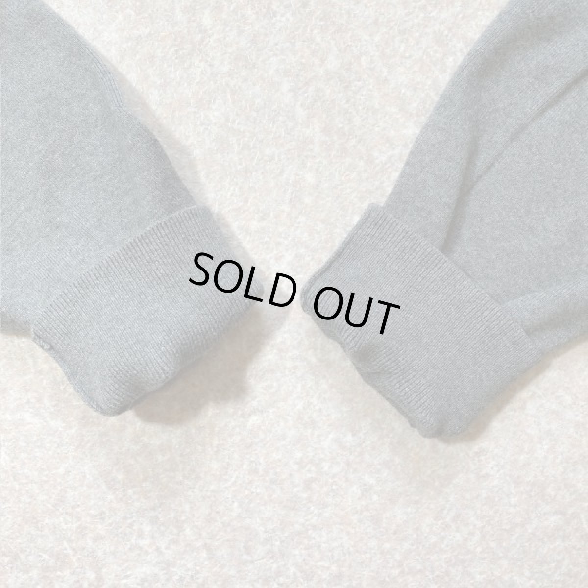 画像14: 「Polo RALPH LAUREN(ポロ ラルフローレン)」ピマコットン ポニー刺繍 Vネック ライトグレー ニット (14)