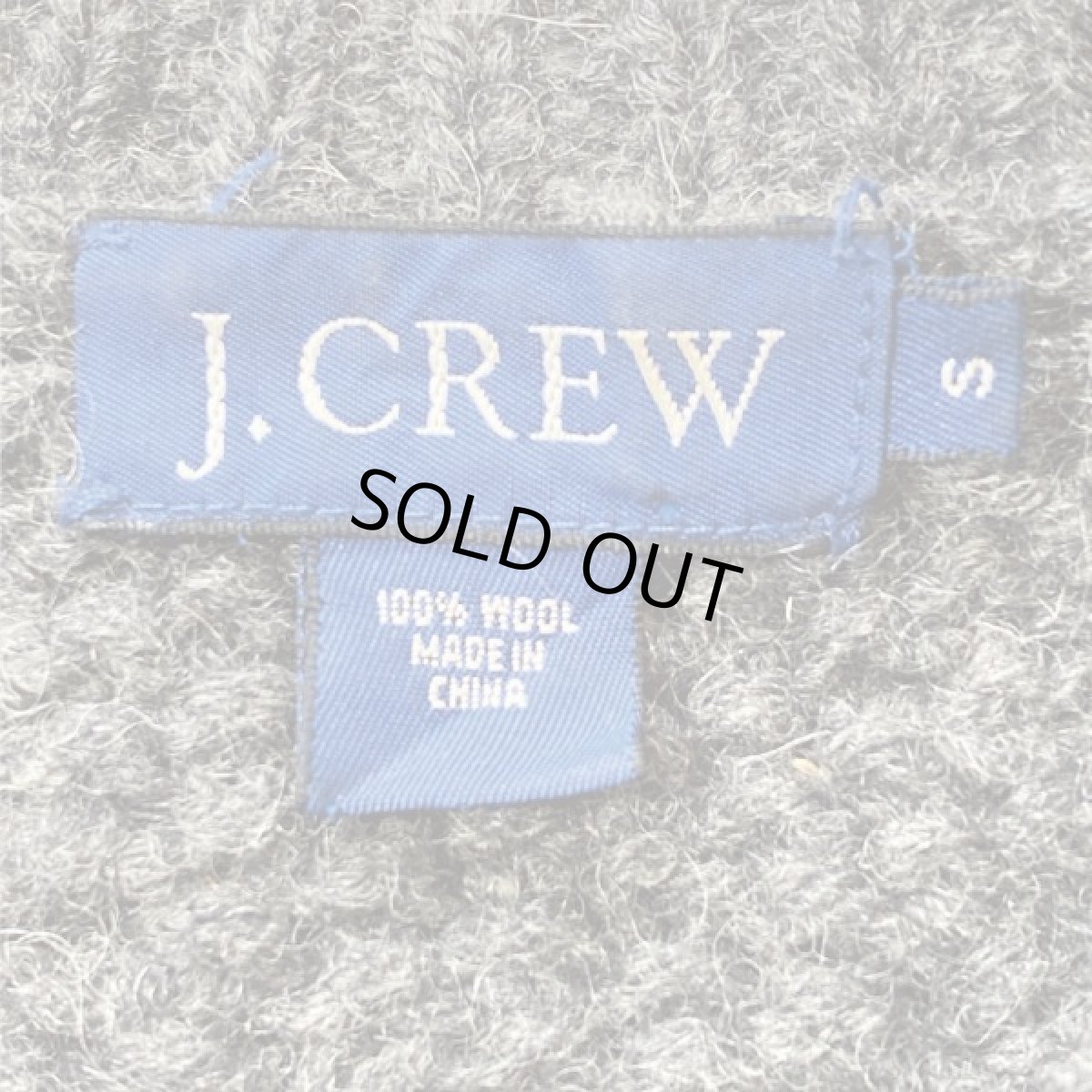 画像5: 「J.Crew(J.クルー)」ウール チャコール アラン フィッシャーマンズ セーター ニット (5)