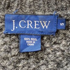 画像5: 「J.Crew(J.クルー)」ウール チャコール アラン フィッシャーマンズ セーター ニット (5)