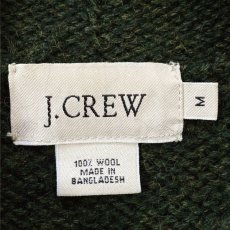 画像5: 「J.Crew(J.クルー)」ウール  ラグランスリーブ オリーブ ロールネック ニット (5)