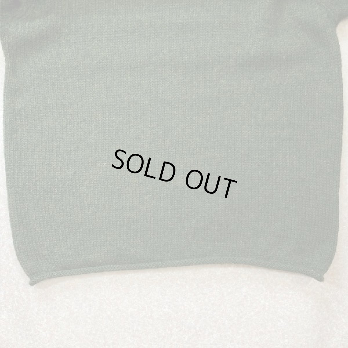 画像7: 「J.Crew(J.クルー)」ウール  ラグランスリーブ オリーブ ロールネック ニット (7)