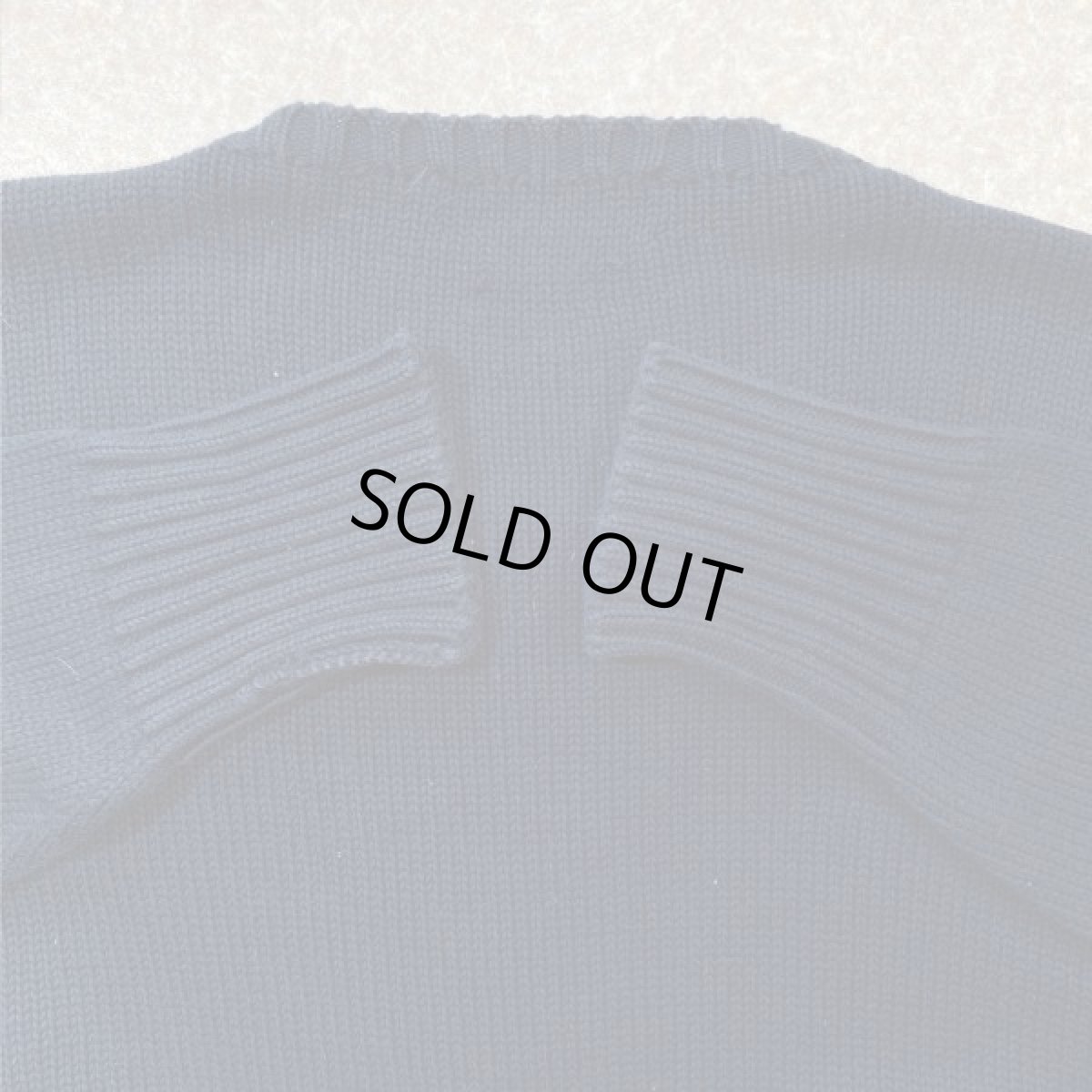 画像10: 「Polo RALPH LAUREN(ポロ ラルフローレン)」ポニー刺繍 クルーネック ネイビー ニット (10)