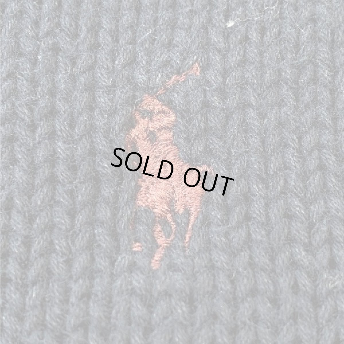 画像5: 「Polo RALPH LAUREN(ポロ ラルフローレン)」ポニー刺繍 クルーネック ネイビー ニット (5)