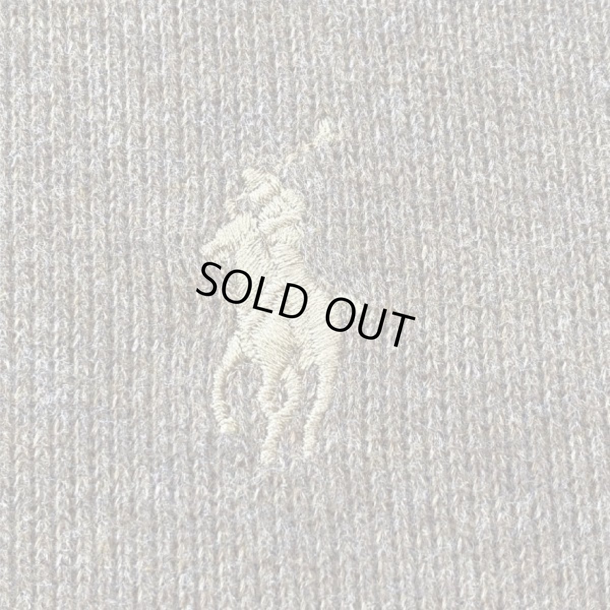 画像5: 「Polo RALPH LAUREN(ポロ ラルフローレン)」ハーフジップ ポニー刺繍 キャメル コットン ニット (5)