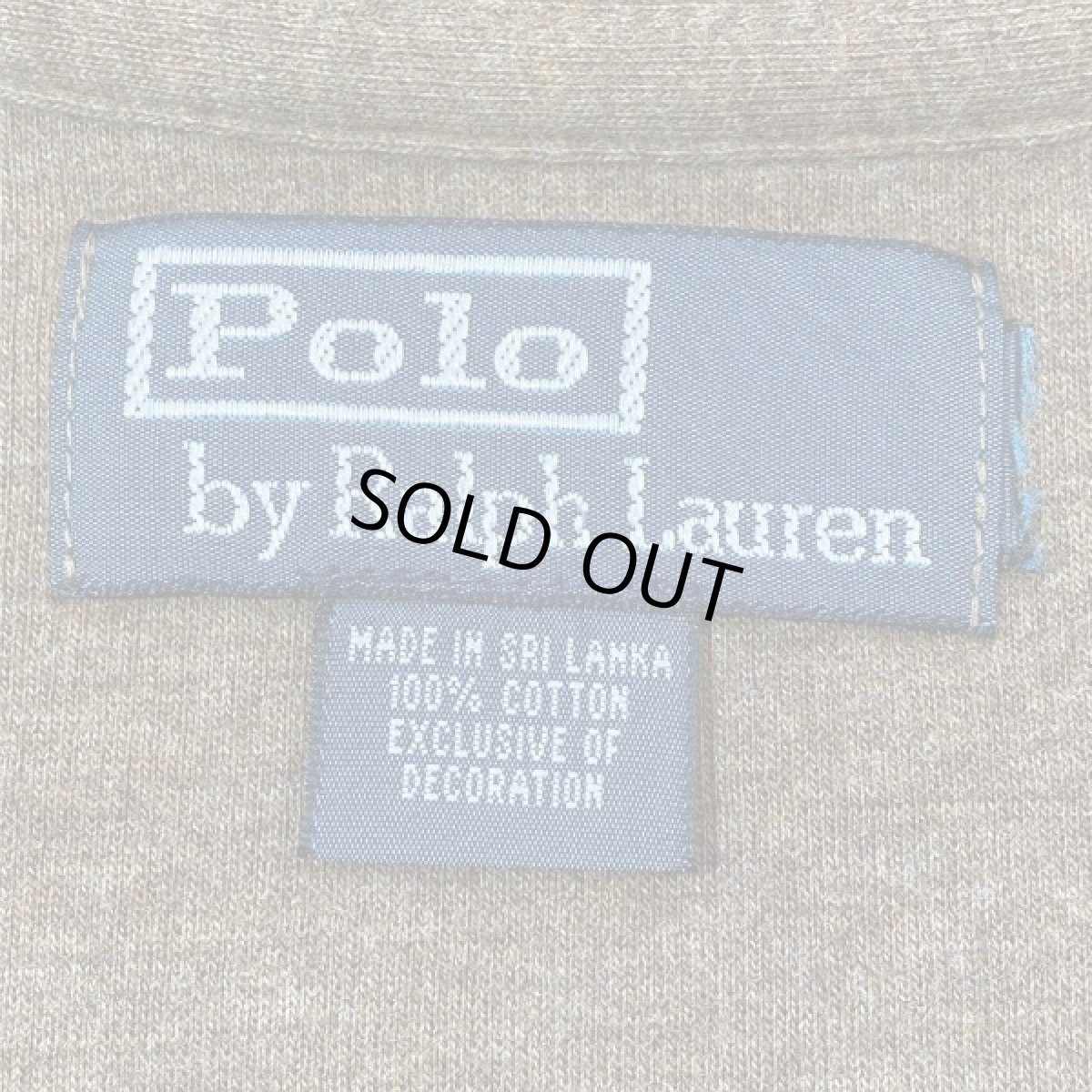 画像8: 「Polo RALPH LAUREN(ポロ ラルフローレン)」ハーフジップ ポニー刺繍 キャメル コットン ニット (8)