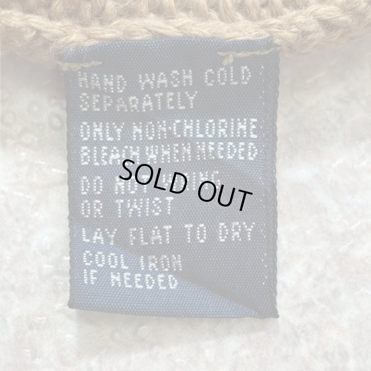 画像14: 「POLO RALPH LAUREN(ポロ ラルフローレン)」ポニー刺繍 ハーフジップ コーヒーブラウン ニット (14)