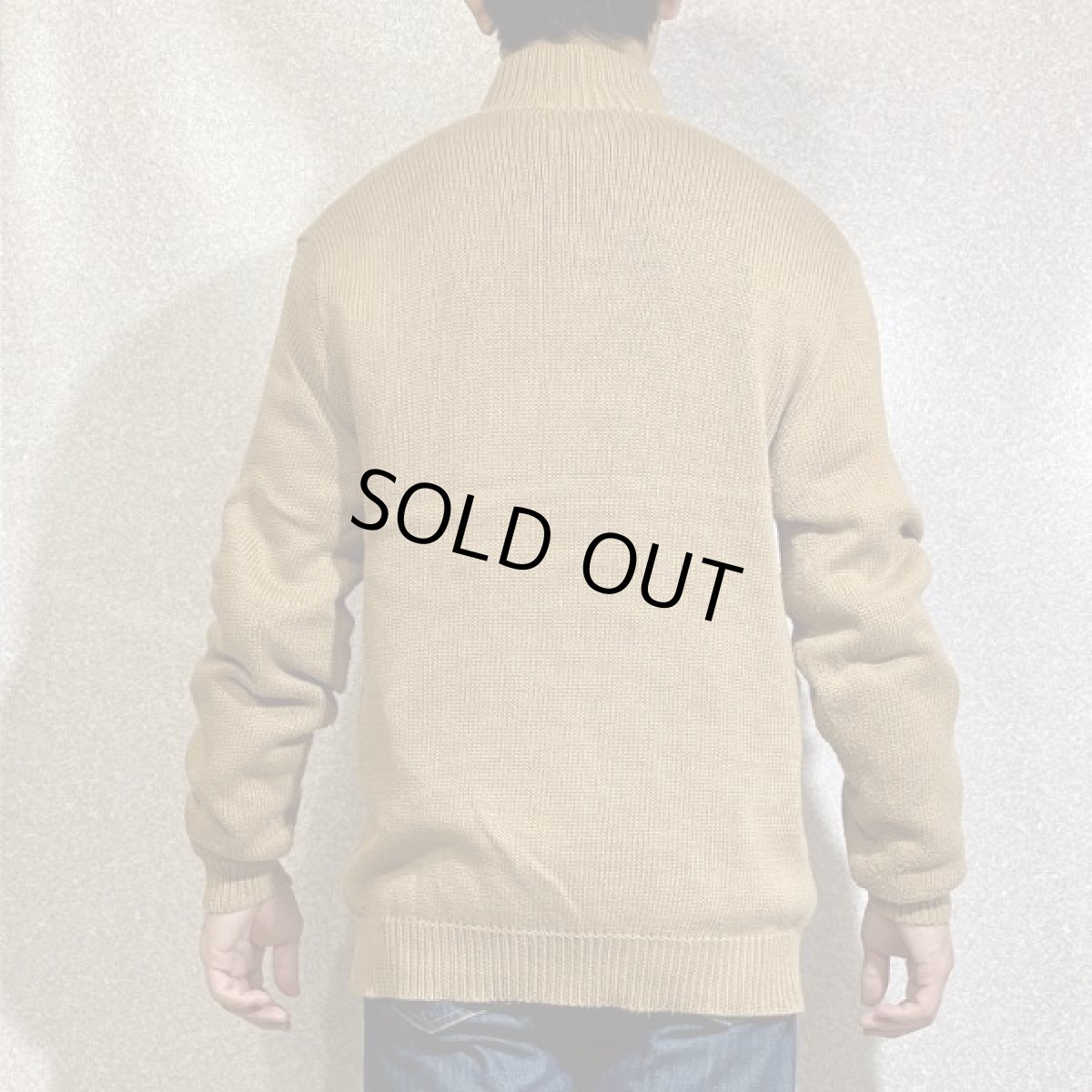 画像20: 「POLO RALPH LAUREN(ポロ ラルフローレン)」ポニー刺繍 ハーフジップ コーヒーブラウン ニット (20)