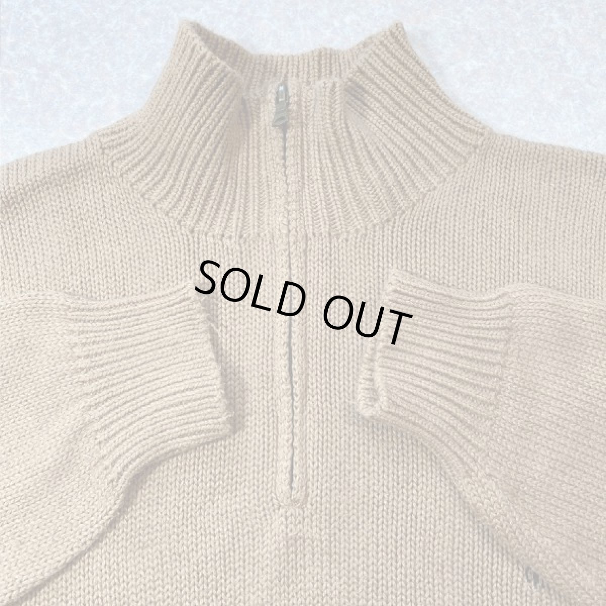 画像7: 「POLO RALPH LAUREN(ポロ ラルフローレン)」ポニー刺繍 ハーフジップ コーヒーブラウン ニット (7)