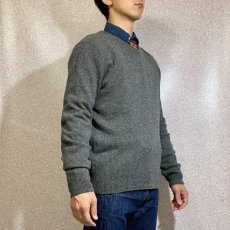 画像17: 「Polo RALPH LAUREN(ポロ ラルフローレン)」ラムズウール ポニー刺繍 Vネック チャコール ニット (17)