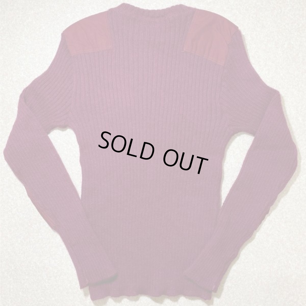 画像10: 「L.L.Bean(エルエルビーン)」ボルドー コマンド グレートブリテン製 ウール ニット (10)