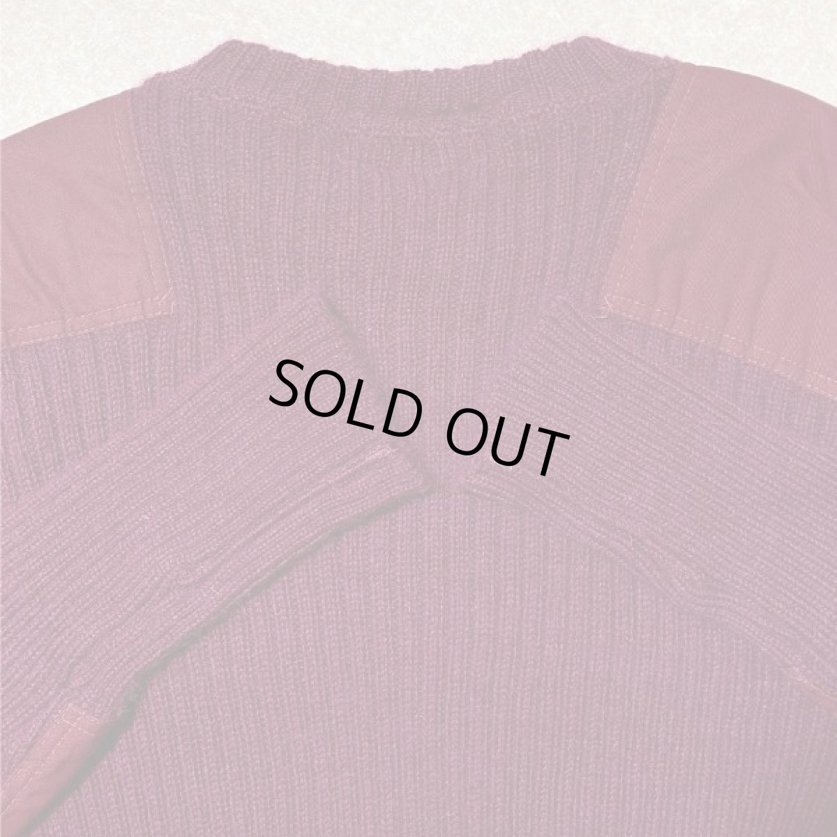 画像11: 「L.L.Bean(エルエルビーン)」ボルドー コマンド グレートブリテン製 ウール ニット (11)