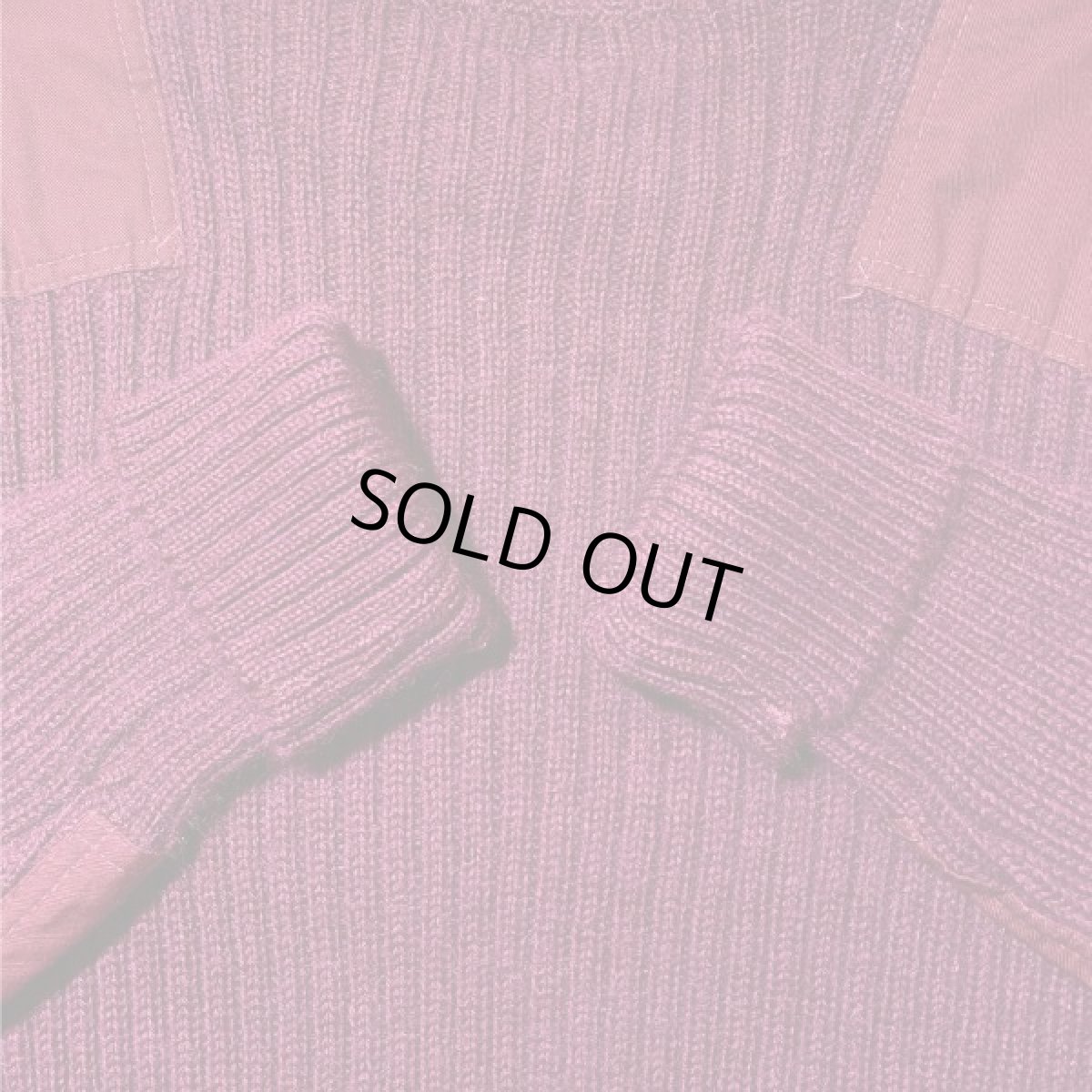 画像12: 「L.L.Bean(エルエルビーン)」ボルドー コマンド グレートブリテン製 ウール ニット (12)