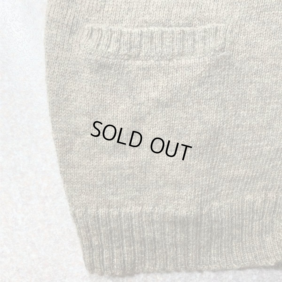 画像9: 「PENDLETON(ペンドルトン)」シェットランドウール XLサイズ ベージュ メランジ ニット カーディガン (9)