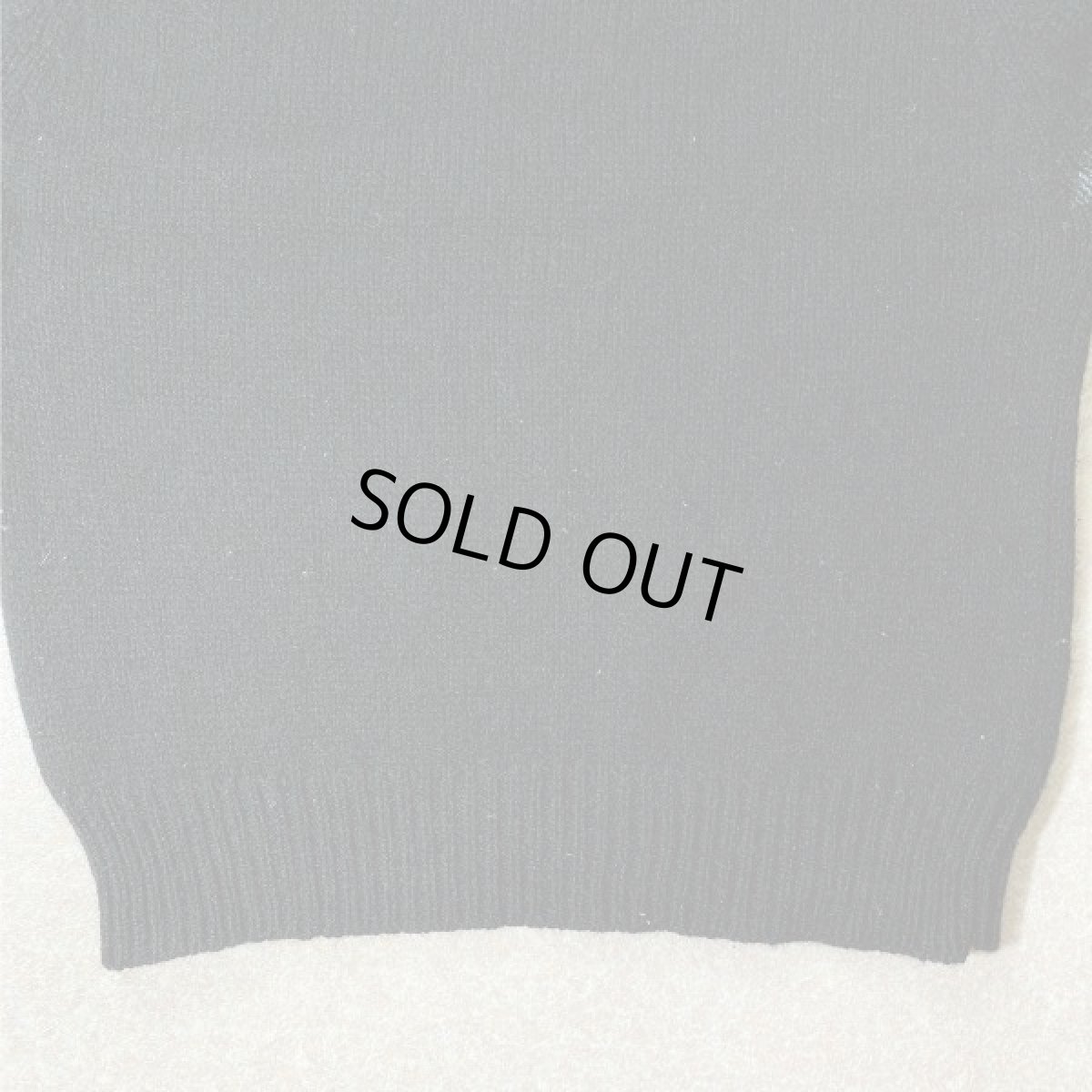 画像10: 「L.L.Bean(エルエルビーン)」ウールマーク ブラック シェットランド ピュアウール ニット (10)