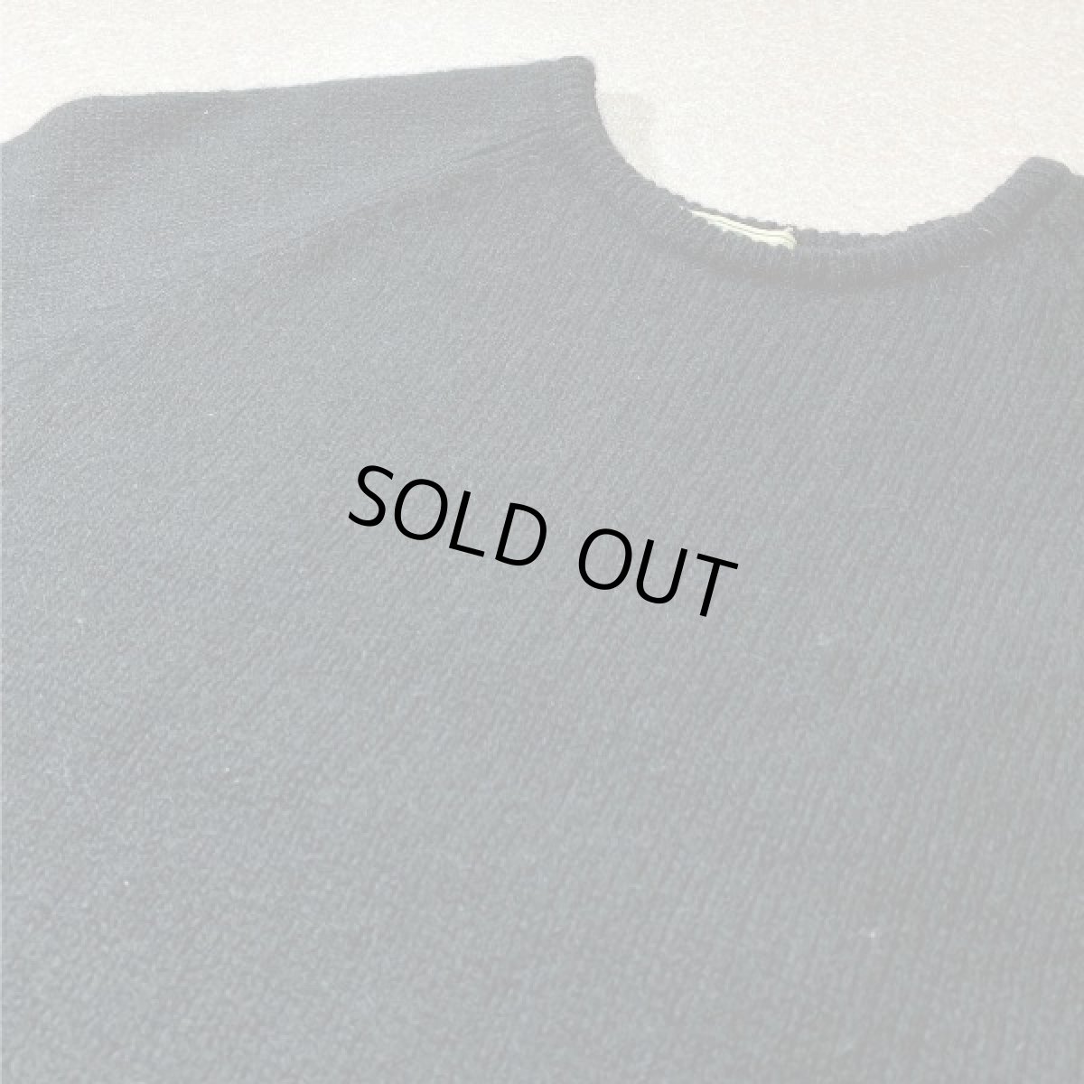 画像14: 「L.L.Bean(エルエルビーン)」ウールマーク ブラック シェットランド ピュアウール ニット (14)