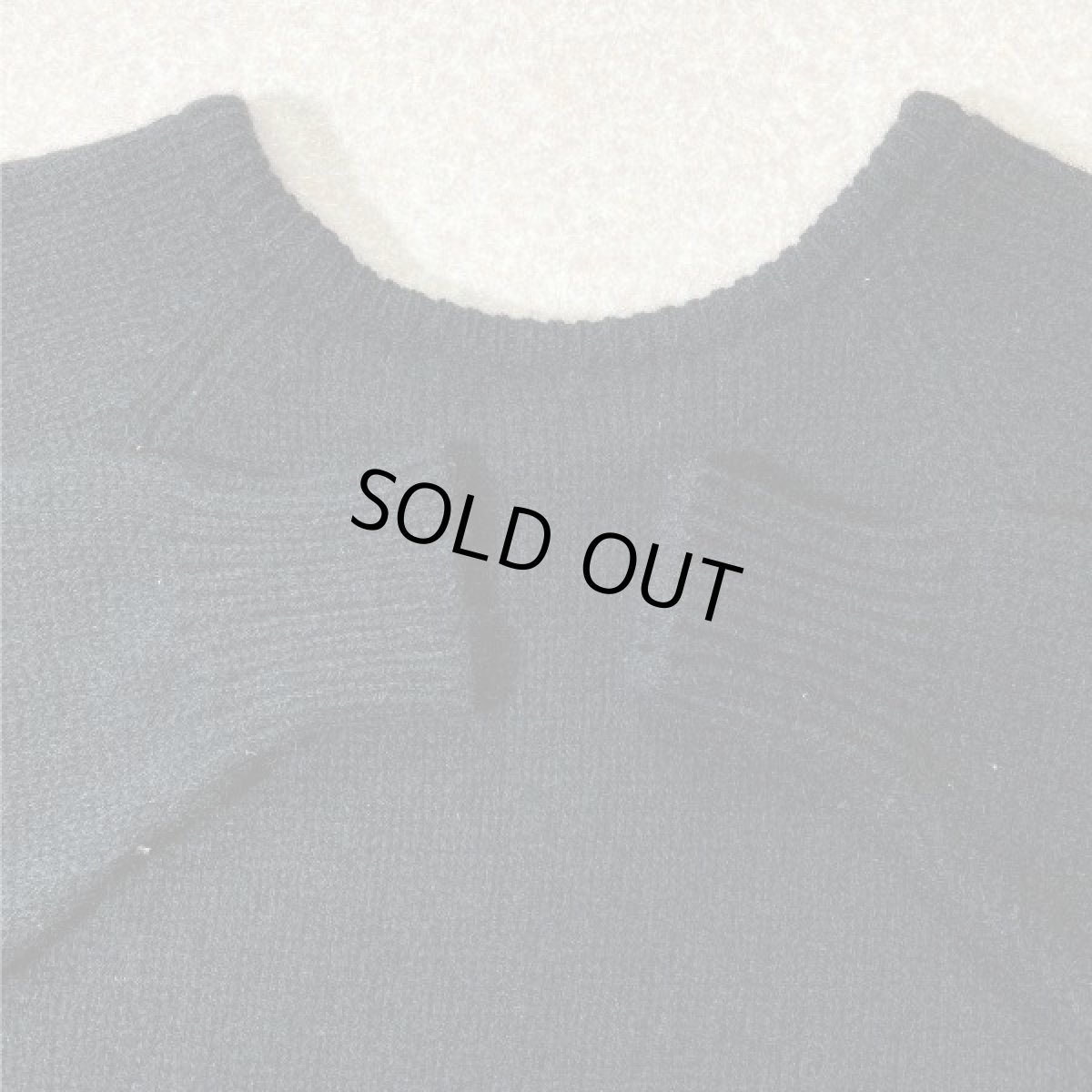 画像9: 「L.L.Bean(エルエルビーン)」ウールマーク ブラック シェットランド ピュアウール ニット (9)