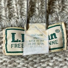 画像8: 「L.L.Bean(エルエルビーン)」メランジ 太ボーダー USA製 ローゲージ クルーネック ニット (8)