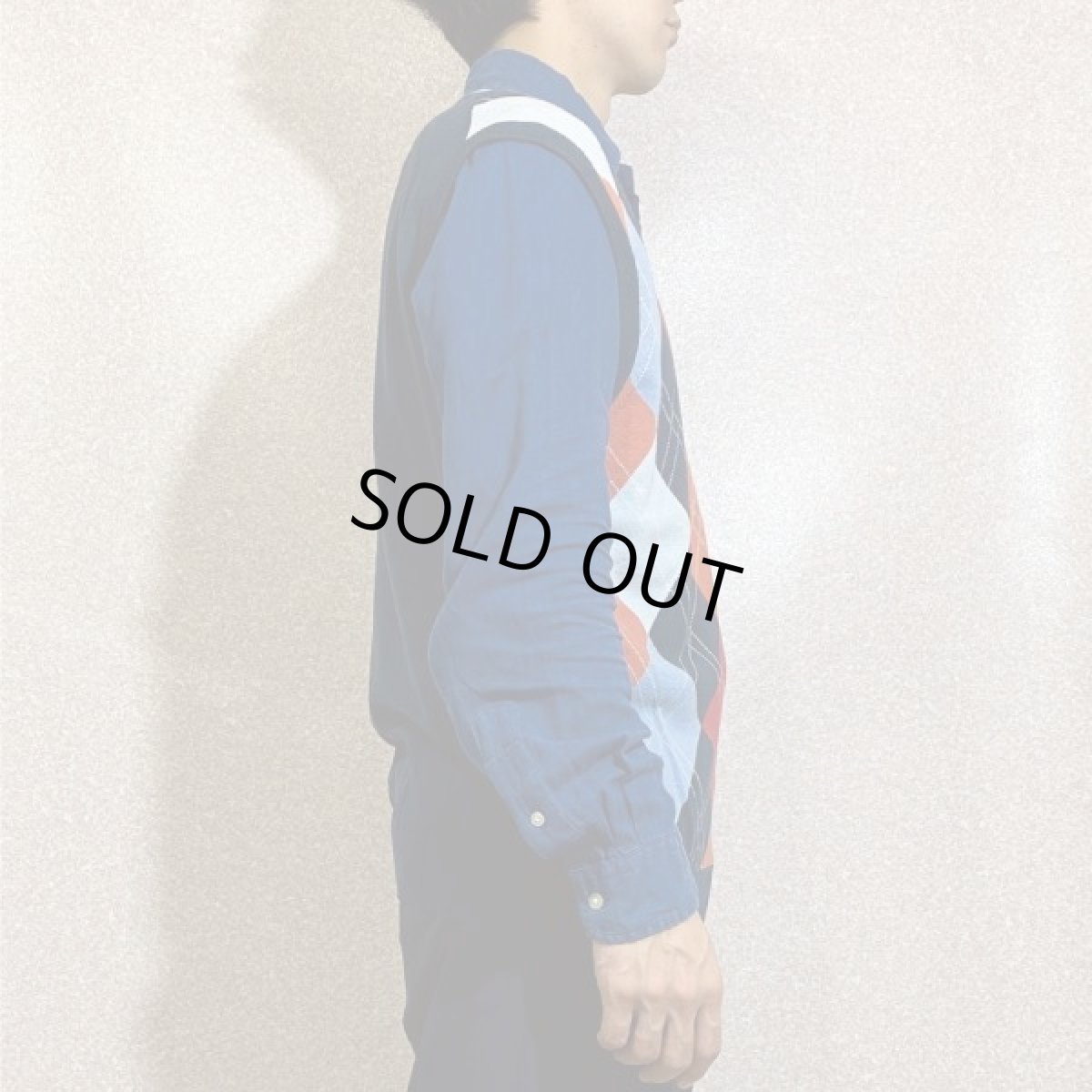 画像18: 「Brooks Brothers(ブルックスブラザーズ)」アーガイル柄 Vネック ニット ベスト (18)