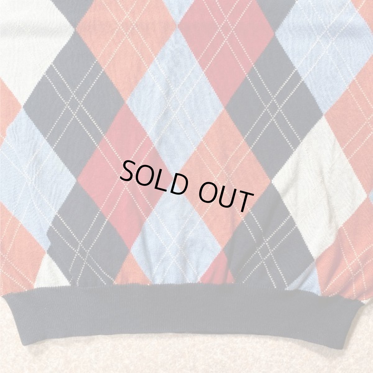 画像5: 「Brooks Brothers(ブルックスブラザーズ)」アーガイル柄 Vネック ニット ベスト (5)