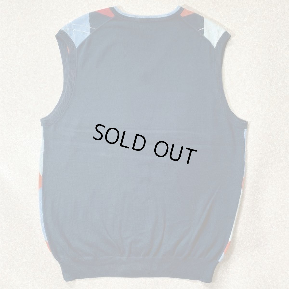 画像7: 「Brooks Brothers(ブルックスブラザーズ)」アーガイル柄 Vネック ニット ベスト (7)