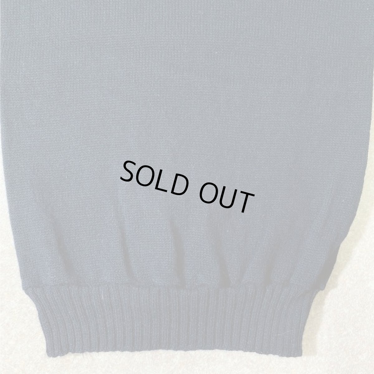 画像11: 「U.S. NAVY(ユー・エス・ネイビー)」ブラック モックネック ミリタリー 軍物 ウール ニット (11)