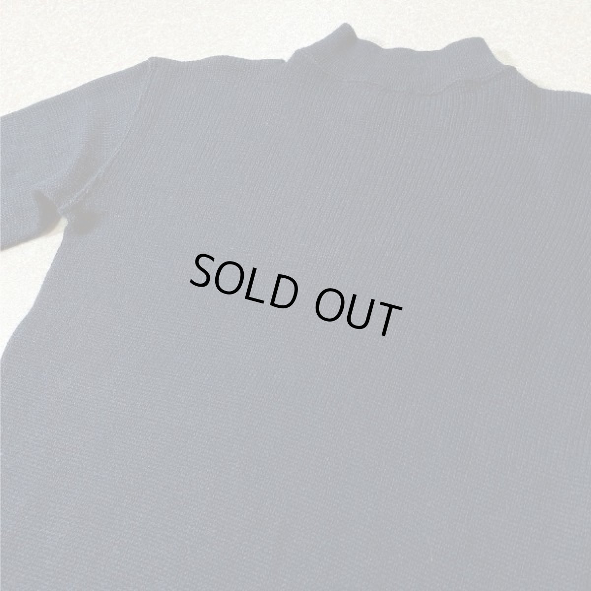 画像15: 「U.S. NAVY(ユー・エス・ネイビー)」ブラック モックネック ミリタリー 軍物 ウール ニット (15)