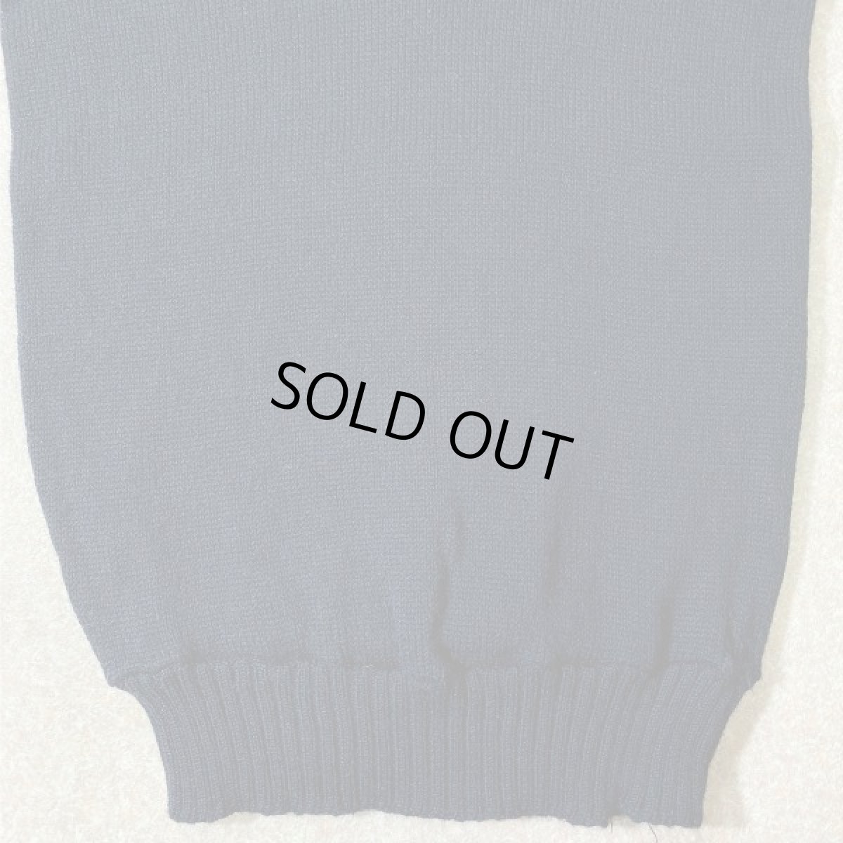 画像8: 「U.S. NAVY(ユー・エス・ネイビー)」ブラック モックネック ミリタリー 軍物 ウール ニット (8)