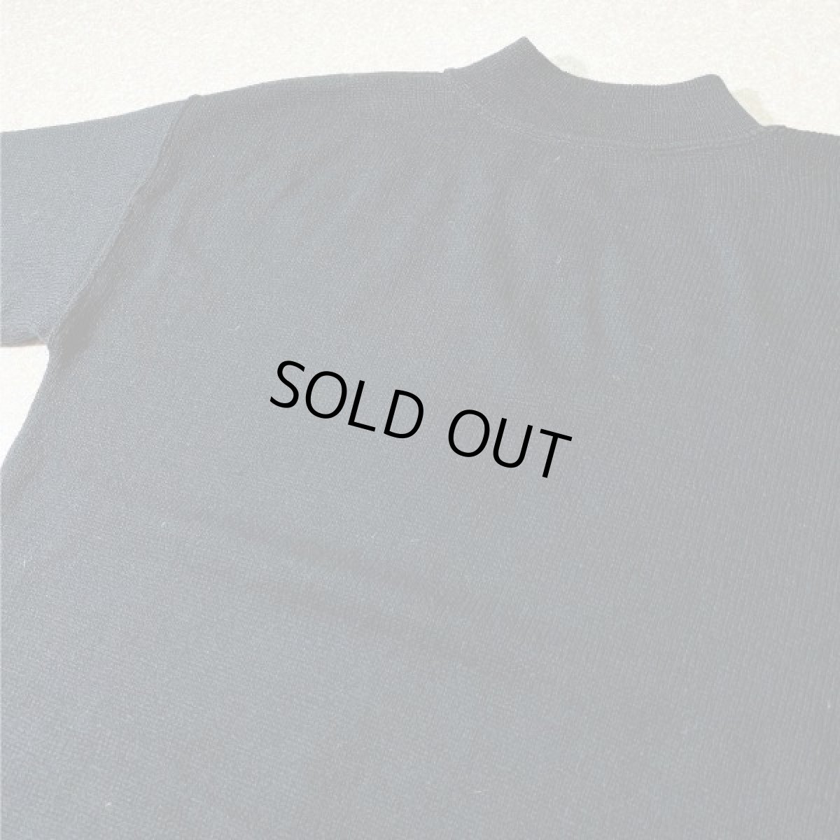 画像14: 「U.S. NAVY(ユー・エス・ネイビー)」ブラック モックネック ミリタリー 軍物 ウール ニット (14)