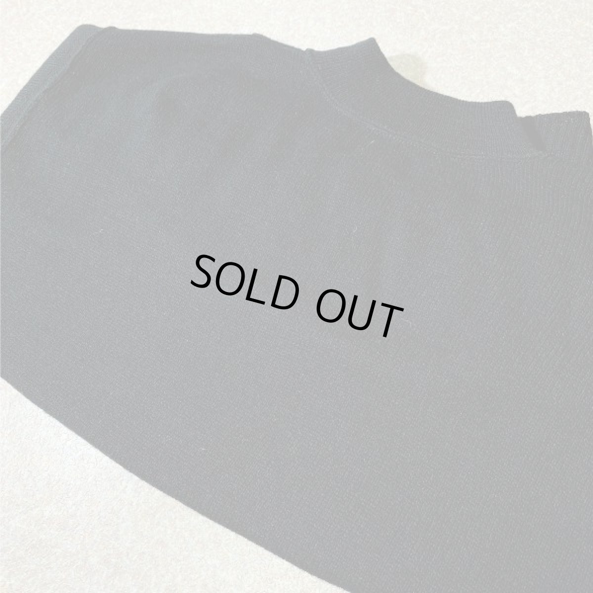 画像15: 「U.S. NAVY(ユー・エス・ネイビー)」ブラック モックネック ミリタリー 軍物 ウール ニット (15)