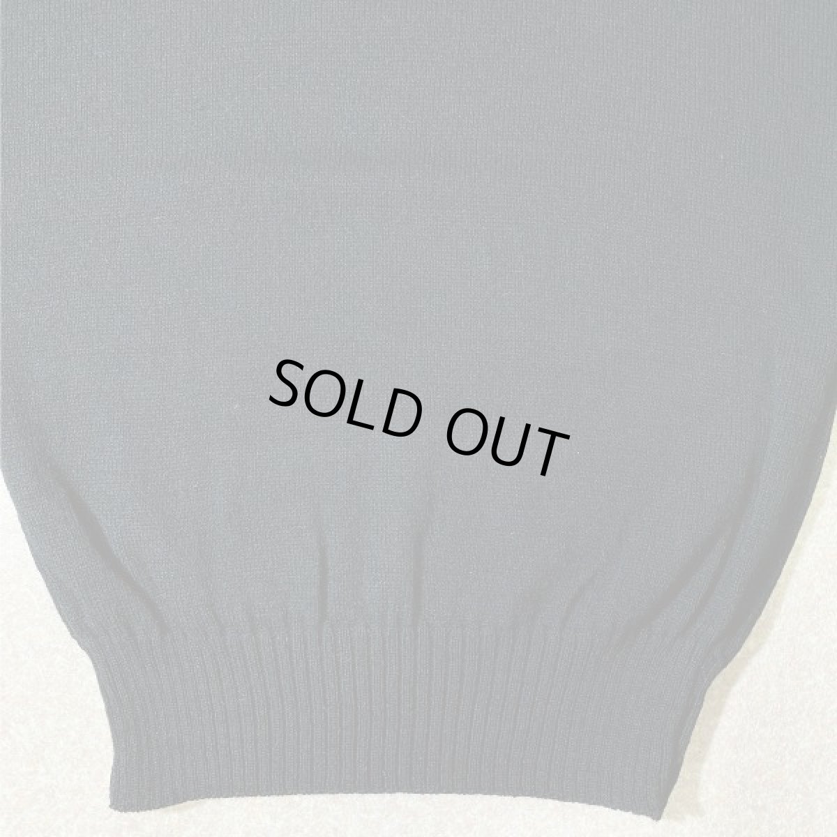 画像7: 「U.S. NAVY(ユー・エス・ネイビー)」ブラック モックネック ミリタリー 軍物 ウール ニット (7)