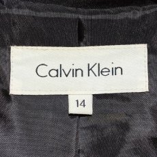 画像7: 「Calvin Klein(カルバン クライン)」ブラック 総裏 ウインドペーン テーラード ジャケット (7)