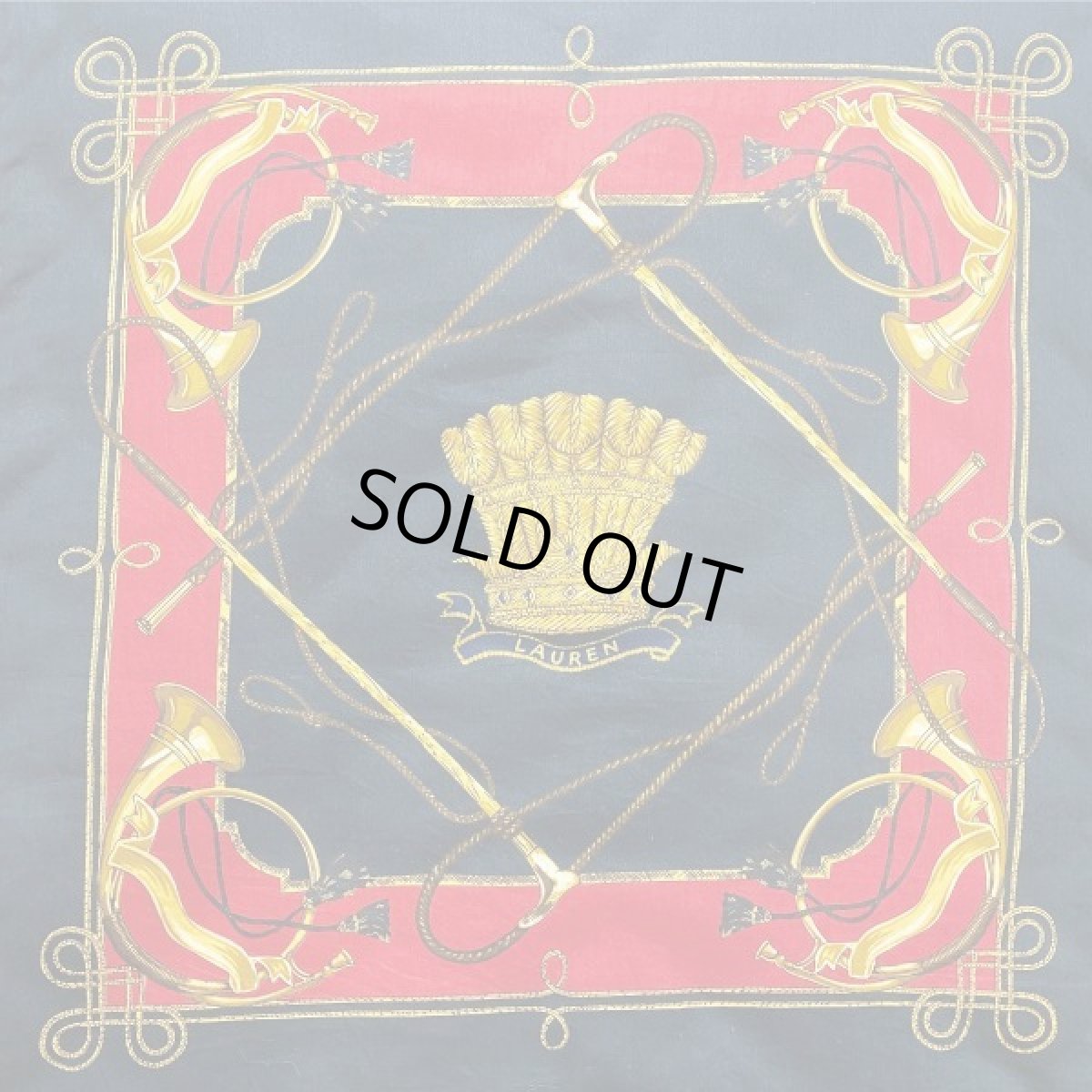 画像9: 「LAUREN RALPH LAUREN(ローレン ラルフローレン)」中綿キルティング クレスト刺繍 スカーフプリント リバーシブル ベスト (9)