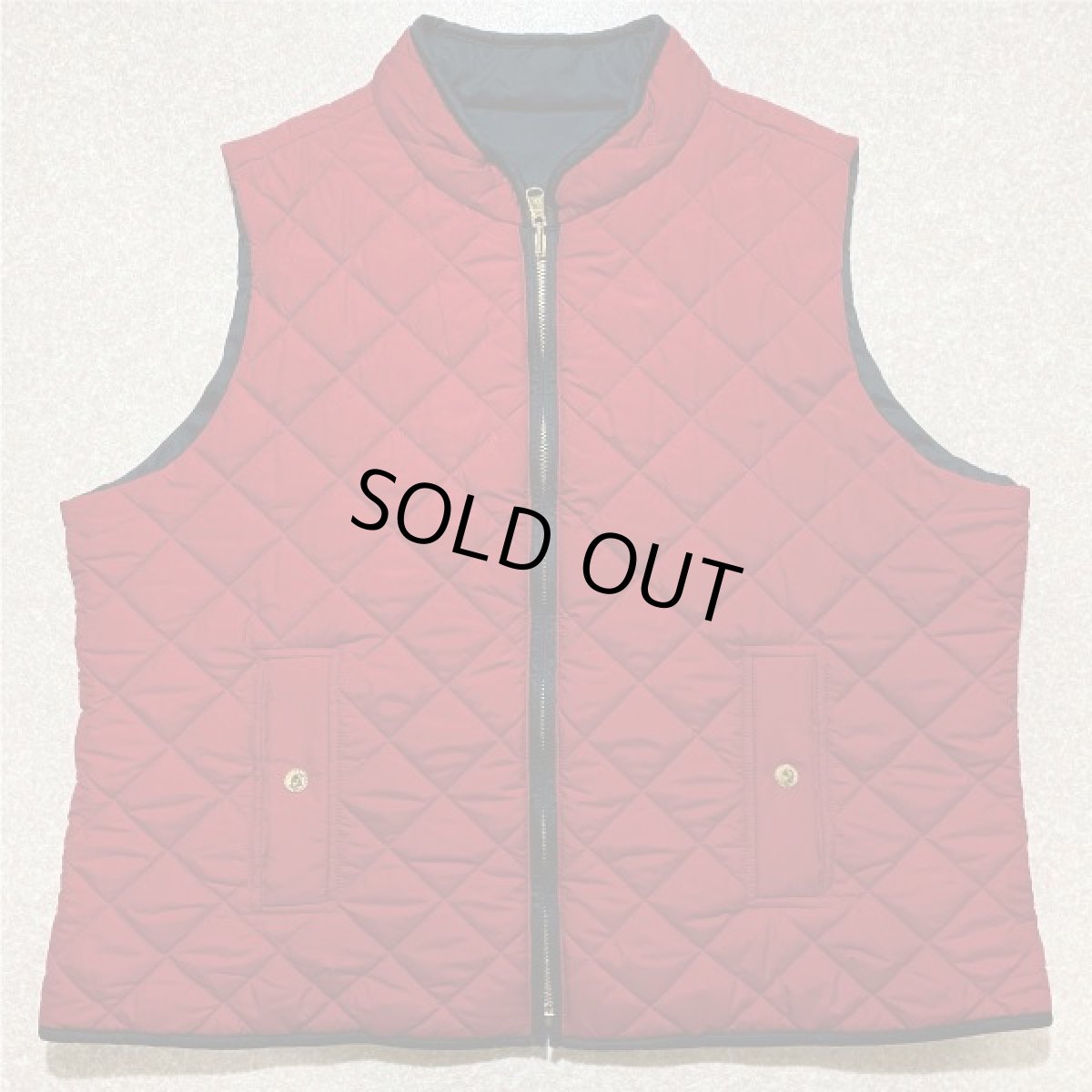 画像10: 「LAUREN RALPH LAUREN(ローレン ラルフローレン)」中綿キルティング クレスト刺繍 スカーフプリント リバーシブル ベスト (10)