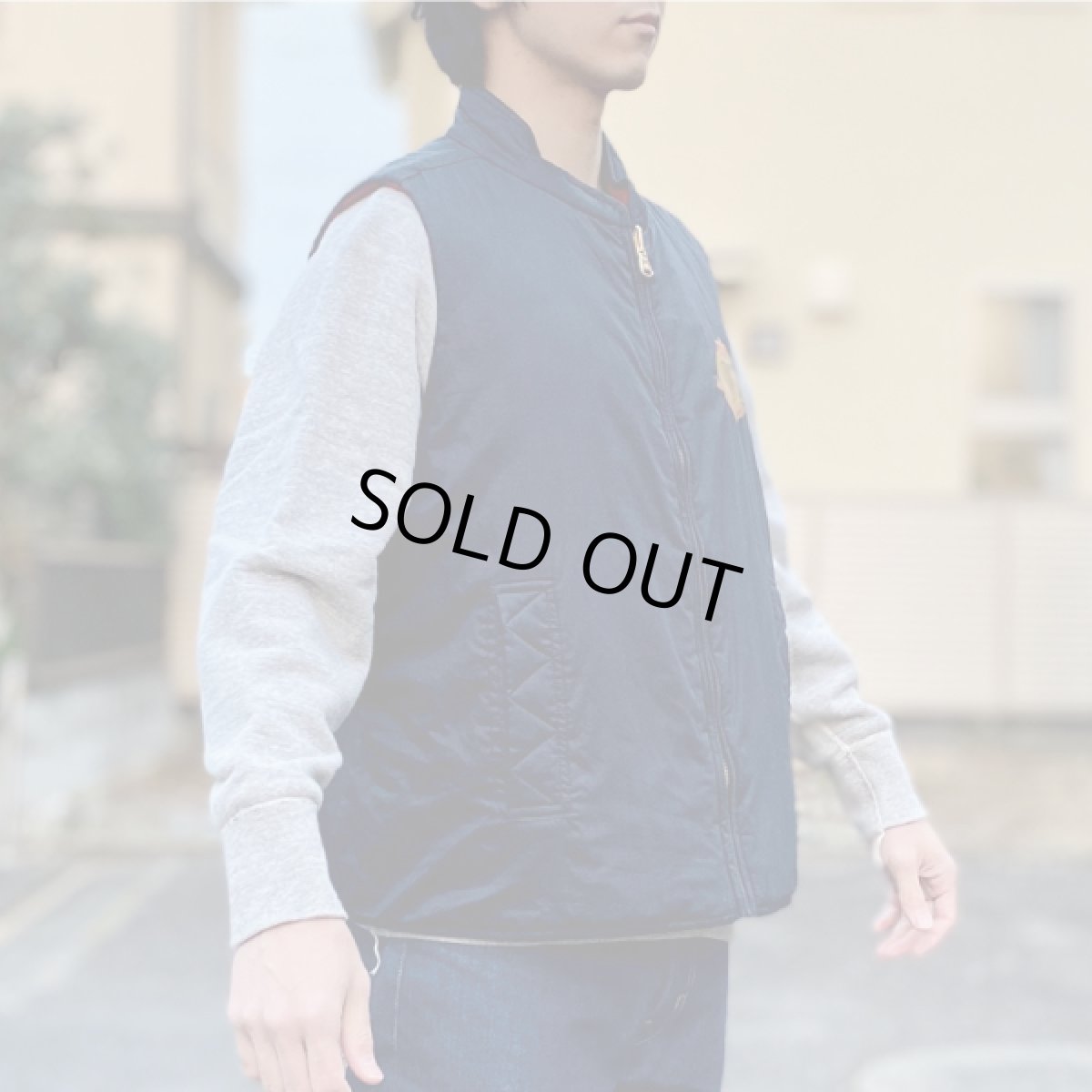 画像17: 「LAUREN RALPH LAUREN(ローレン ラルフローレン)」中綿キルティング クレスト刺繍 スカーフプリント リバーシブル ベスト (17)