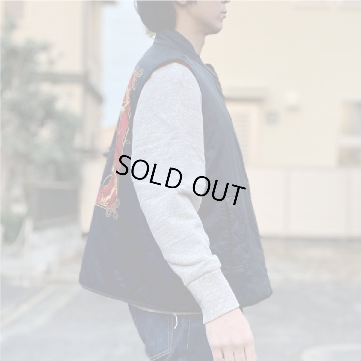 画像18: 「LAUREN RALPH LAUREN(ローレン ラルフローレン)」中綿キルティング クレスト刺繍 スカーフプリント リバーシブル ベスト (18)