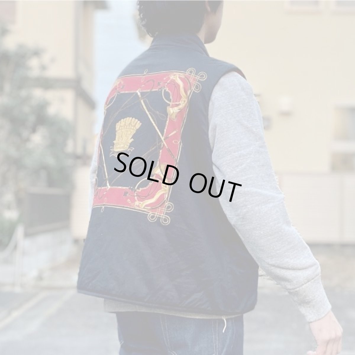 画像19: 「LAUREN RALPH LAUREN(ローレン ラルフローレン)」中綿キルティング クレスト刺繍 スカーフプリント リバーシブル ベスト (19)