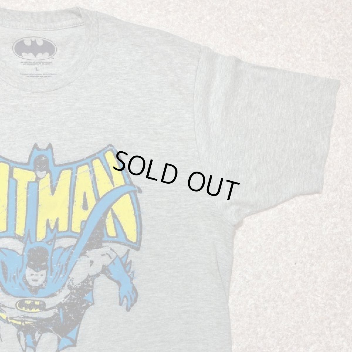 画像4: 「BATMAN(バットマン)」アメリカンコミック アメコミ 杢グレー Tシャツ (4)